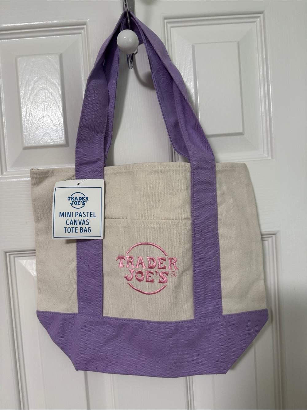 NEW with tag Trader Joes Mini Canvas Tote